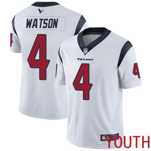 Houston Texans Limited White Youth Deshaun Watson Road Jersey NFL Football 4 Vapor Untouchable